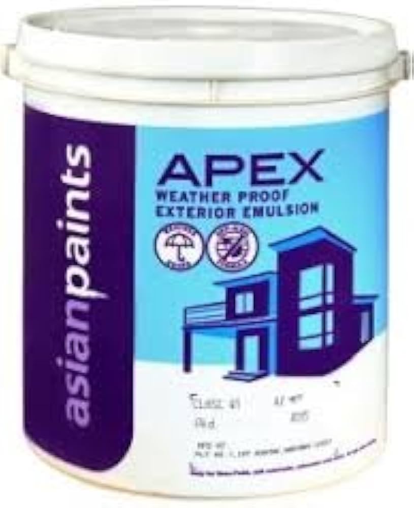 ASIAN PAINTS APEX EXTERIOR EMULTION WHITE by ASIAN PAINT – Buy online at Build Bharat Mart
